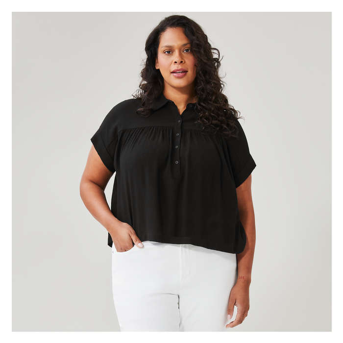 Women+ Shirred Shirt